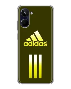 Чохол для Realme 10 з картинкою «Оливковий градієнт Adidas»