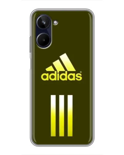 Чохол для Realme 10 з картинкою «Оливковий градієнт Adidas»