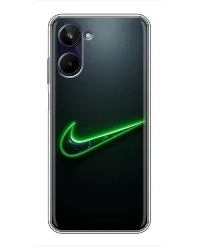 Чохол для Realme 10 з картинкою «Неоновий контур Nike» Чохол для Realme 10 з картинкою «Неоновий контур Nike»