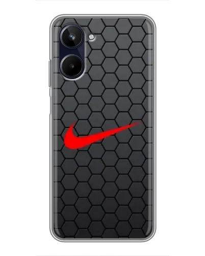 Чохол для Realme 10 з картинкою «Nike — карбонова сітка» Чохол для Realme 10 з картинкою «Nike — карбонова сітка»
