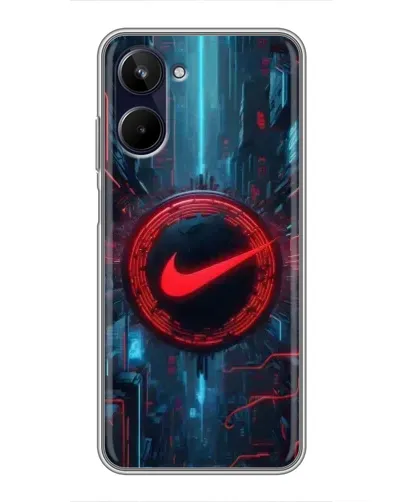 Чохол для Realme 10 з картинкою «Техногенний стиль Nike» Чохол для Realme 10 з картинкою «Техногенний стиль Nike»