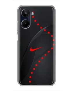 Чохол для Realme 10 з картинкою «Абстрактний дизайн Nike»
