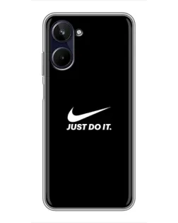 Чохол для Realme 10 з картинкою «Мінімалізм від Nike»