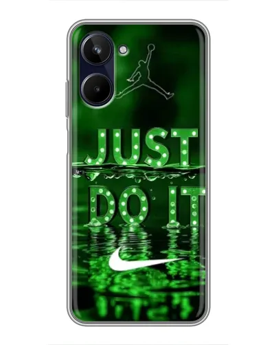 Чохол для Realme 10 з картинкою «Зелений неоновий Nike» Чохол для Realme 10 з картинкою «Зелений неоновий Nike»