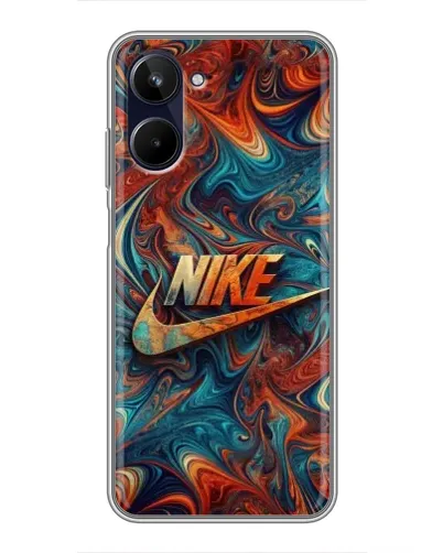 Чохол для Realme 10 з картинкою «Nike в абстракції» Чохол для Realme 10 з картинкою «Nike в абстракції»