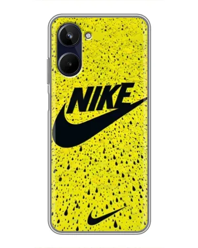 Чохол для Realme 10 з картинкою «Жовтий текстурний Nike» Чохол для Realme 10 з картинкою «Жовтий текстурний Nike»