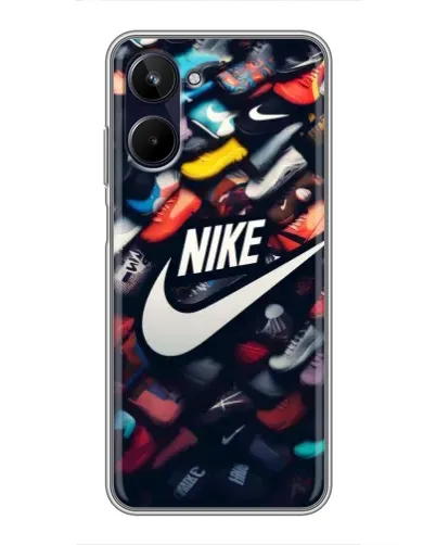 Чохол для Realme 10 з картинкою «Колекція кросівок Nike» Чохол для Realme 10 з картинкою «Колекція кросівок Nike»
