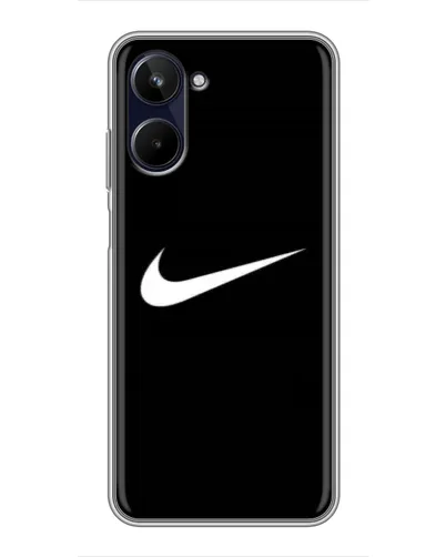 Чехол для Realme 10 с картинкой «Минималистический Найк» Чехол для Realme 10 с картинкой «Минималистический Найк»