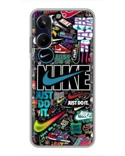 Чохол для Realme 10 з картинкою «Яскравий колаж Nike»