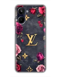Чехол для Realme 10 с картинкой «Цветочный Louis Vuitton»