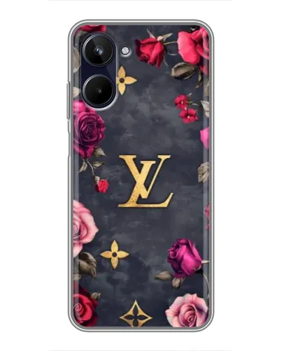 Чехол для Realme 10 с картинкой «Цветочный Louis Vuitton»