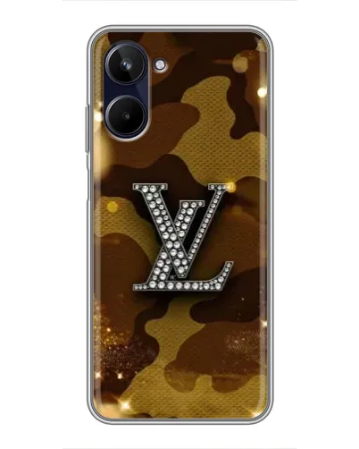 Чехол для Realme 10 с картинкой «Камуфляжный Louis Vuitton»
