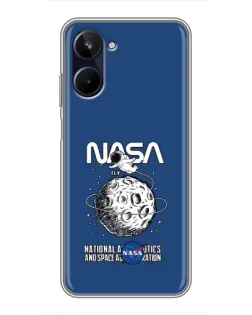 Чохол для Realme 10 з картинкою «NASA — місячна місія» Чохол для Realme 10 з картинкою «NASA — місячна місія»