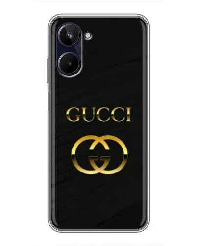 Чехол для Realme 10 с картинкой «Золотой логотип Gucci» Чехол для Realme 10 с картинкой «Золотой логотип Gucci»