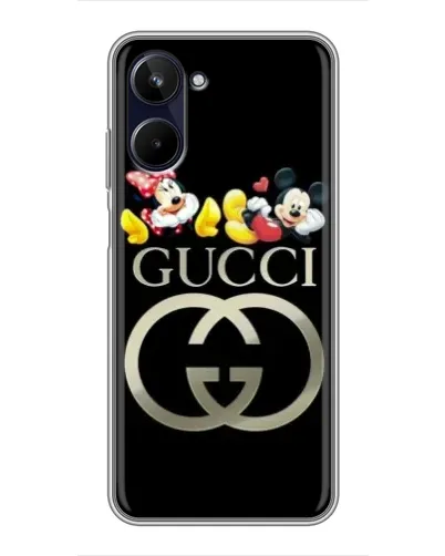 Чехол для Realme 10 с картинкой «Gucci — герои Disney» Чехол для Realme 10 с картинкой «Gucci — герои Disney»