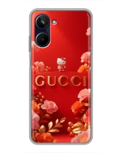 Чохол для Realme 10 з картинкою «Gucci — золотий сад»