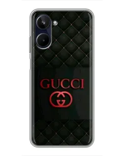 Чохол для Realme 10 з картинкою «Gucci — стьобаний чорний»