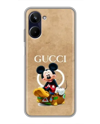 Чехол для Realme 10 с картинкой «Микки Маус Gucci — крафт» Чехол для Realme 10 с картинкой «Микки Маус Gucci — крафт»