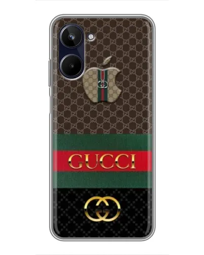 Чехол для Realme 10 с картинкой «Gucci — брендированный десерт» Чехол для Realme 10 с картинкой «Gucci — брендированный десерт»