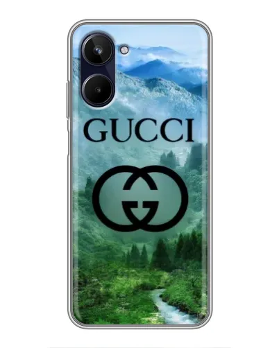 Чехол для Realme 10 с картинкой «Gucci — горный пейзаж» Чехол для Realme 10 с картинкой «Gucci — горный пейзаж»