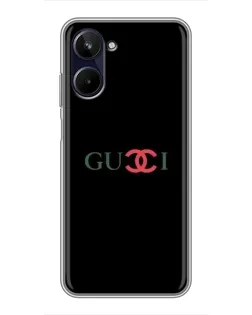 Чохол для Realme 10 з картинкою «Gucci — червоний градієнт»