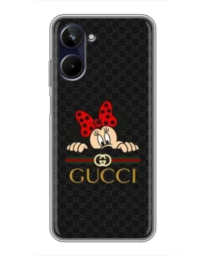 Чехол для Realme 10 с картинкой «Минни Маус Gucci — черный» Чехол для Realme 10 с картинкой «Минни Маус Gucci — черный»