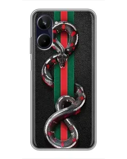 Чохол для Realme 10 з картинкою «Gucci — змія на смузі»