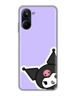 Чехол для Realme 10 с картинкой «Забавная Kuromi» Чехол для Realme 10 с картинкой «Забавная Kuromi»