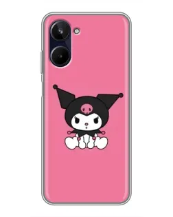 Чехол для Realme 10 с картинкой «Хмурая Kuromi» Чехол для Realme 10 с картинкой «Хмурая Kuromi»