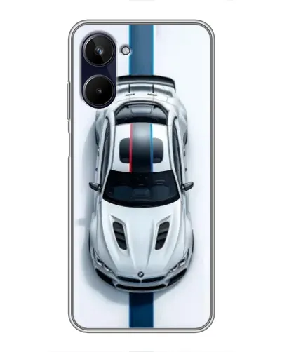 Чохол для Realme 10 з картинкою «Вид зверху — BMW M» Чохол для Realme 10 з картинкою «Вид зверху — BMW M»