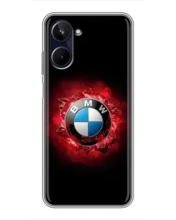 Чохол для Realme 10 з картинкою «Логотип BMW — спалах»