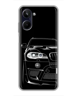 Чохол для Realme 10 з картинкою «Темний силует BMW»