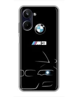 Чохол для Realme 10 з картинкою «Мінімалістичний принт BMW M3»