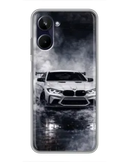 Чохол для Realme 10 з картинкою «BMW крізь туман»