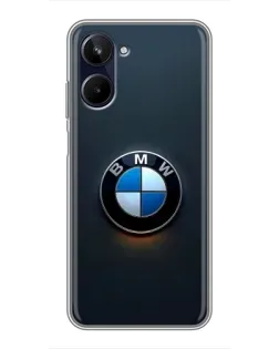 Чохол для Realme 10 з картинкою «Логотип BMW — мінімалізм»