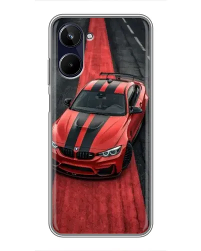 Чохол для Realme 10 з картинкою «BMW на червоній доріжці» Чохол для Realme 10 з картинкою «BMW на червоній доріжці»