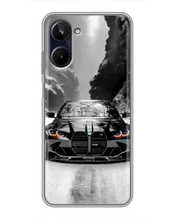 Чохол для Realme 10 з картинкою «BMW — акварельний дрифт»