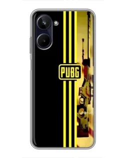 Чохол для Realme 10 з картинкою «PUBG — камуфляжний шолом»