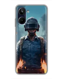 Чохол для Realme 10 з картинкою «PUBG — реалістичний герой»