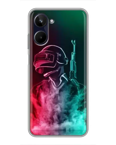 Чохол для Realme 10 з картинкою «PUBG — вогняний воїн» Чохол для Realme 10 з картинкою «PUBG — вогняний воїн»