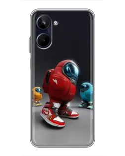 Чехол для Realme 10 с картинкой «Among Us — 3D стиль» Чехол для Realme 10 с картинкой «Among Us — 3D стиль»
