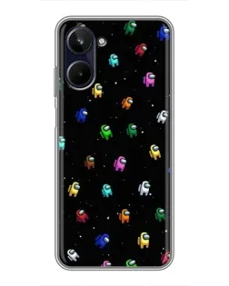 Чехол для Realme 10 с картинкой «Экипаж Among Us» Чехол для Realme 10 с картинкой «Экипаж Among Us»