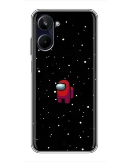 Чехол для Realme 10 с картинкой «Красный Among Us» Чехол для Realme 10 с картинкой «Красный Among Us»