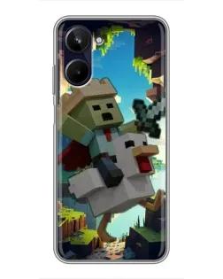 Чохол для Realme 10 з картинкою «Стів та гусь» Чохол для Realme 10 з картинкою «Стів та гусь»