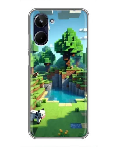 Чехол для Realme 10 с картинкой «Minecraft летний день» Чехол для Realme 10 с картинкой «Minecraft летний день»