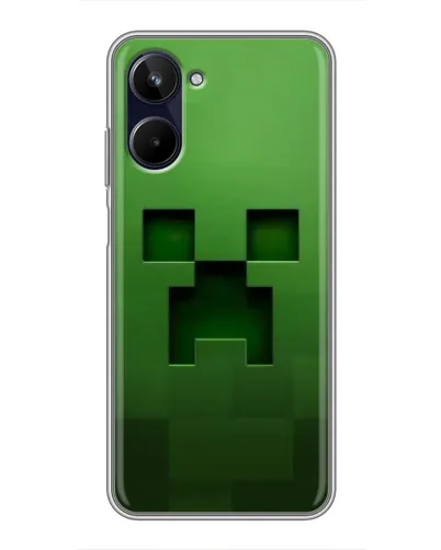 Чехол для Realme 10 с картинкой «Крипер микро-дизайн» Чехол для Realme 10 с картинкой «Крипер микро-дизайн»