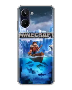 Чохол для Realme 10 з картинкою «Minecraft льодянийсвіт» Чохол для Realme 10 з картинкою «Minecraft льодянийсвіт»