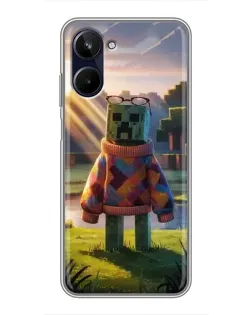 Чохол для Realme 10 з картинкою «Кріпер у светрі» Чохол для Realme 10 з картинкою «Кріпер у светрі»