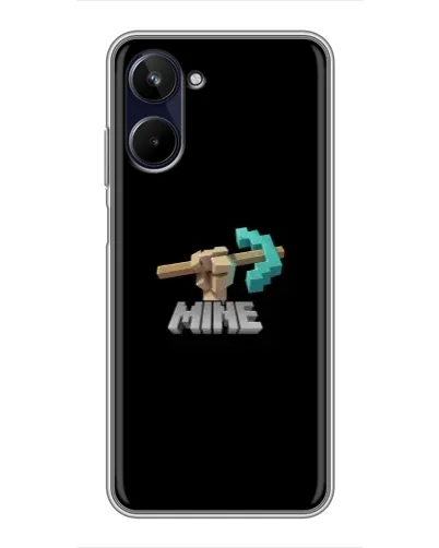 Чехол для Realme 10 с картинкой «Алмазная кирка» Чехол для Realme 10 с картинкой «Алмазная кирка»