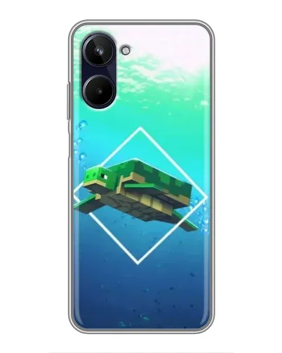 Чохол для Realme 10 з картинкою «Черепаха Minecraft» Чохол для Realme 10 з картинкою «Черепаха Minecraft»